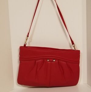 Vintage Valerie Stevens Red Crossbody Handbag